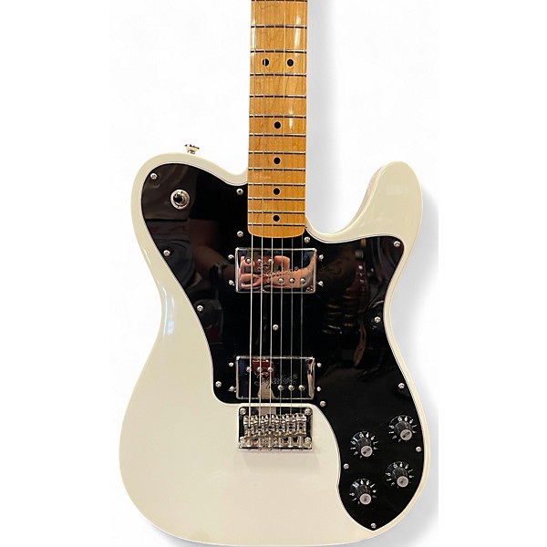 Used Squier CLASSIC VIBE 1970'S TELE DELUXE Olympic White Solid Body Electric Guitar
