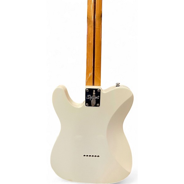 Used Squier CLASSIC VIBE 1970'S TELE DELUXE Olympic White Solid Body Electric Guitar