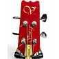 Used Vantage VS600B Candy Apple Red Electric Bass Guitar