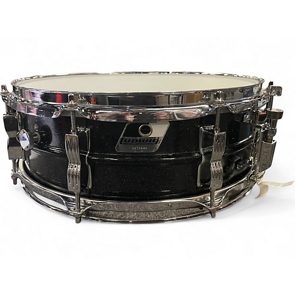 Used Ludwig 14X5 Acrolite Snare Black Galaxy Drum