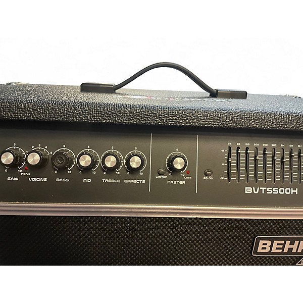 Used Behringer Ultrabass BVT5500H 550W Bass Amp Head