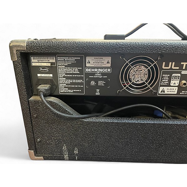 Used Behringer Ultrabass BVT5500H 550W Bass Amp Head