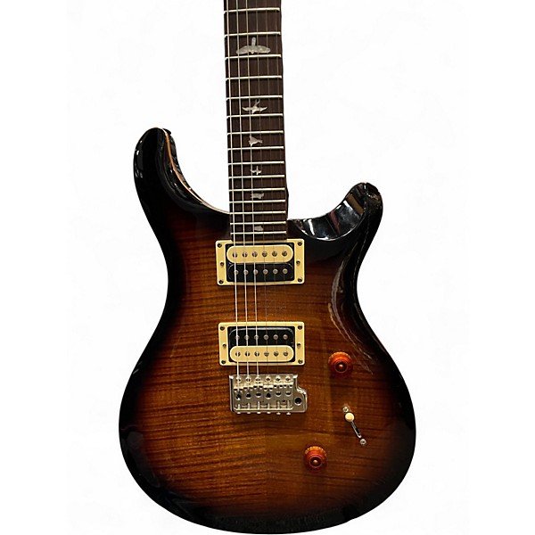 Used PRS SE Custom 24 2 Color Sunburst Solid Body Electric Guitar