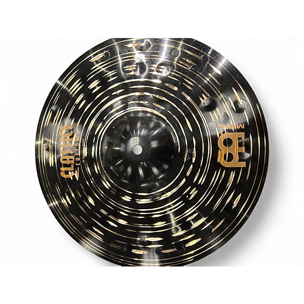 Used MEINL 14in Classic Custom Dark HiHat Pair Cymbal