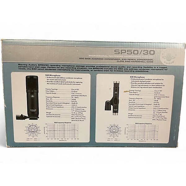 Used Sterling Audio SP50/30 Pack Recording Microphone Pack