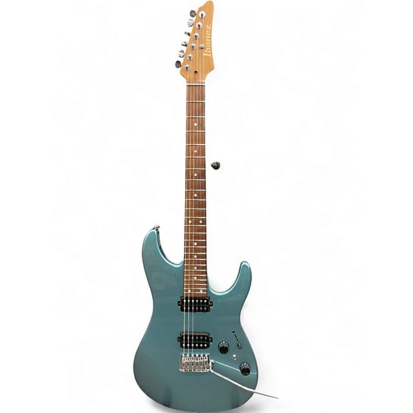 Used Ibanez AZ24S2 Metallic Light Blue Solid Body Electric Guitar