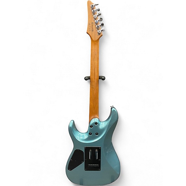 Used Ibanez AZ24S2 Metallic Light Blue Solid Body Electric Guitar