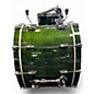 Used Pearl 3 Piece professional series Trans Green Drum Kit