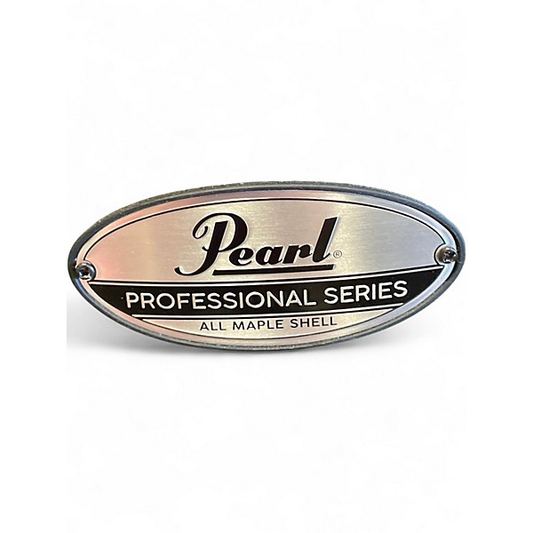 Used Pearl 3 Piece professional series Trans Green Drum Kit