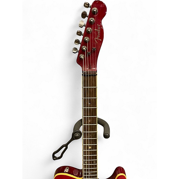 Used Fender Telecaster Custom Trans Red Solid Body Electric Guitar