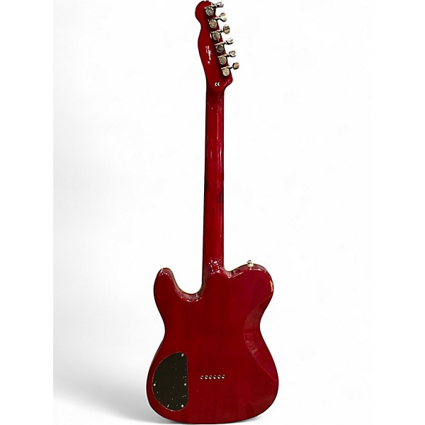 Used Fender Telecaster Custom Trans Red Solid Body Electric Guitar