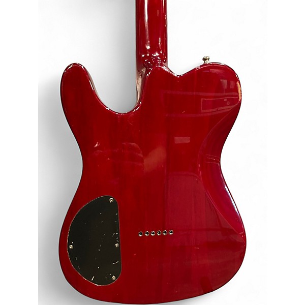 Used Fender Telecaster Custom Trans Red Solid Body Electric Guitar