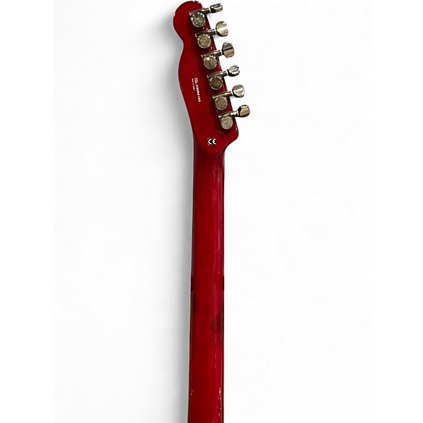 Used Fender Telecaster Custom Trans Red Solid Body Electric Guitar