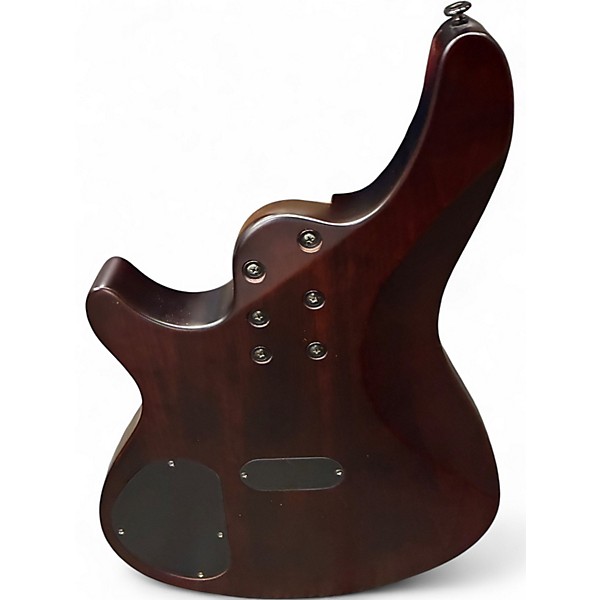 Used Schecter Guitar Research Omen 5 String Walnut Electric Bass Guitar