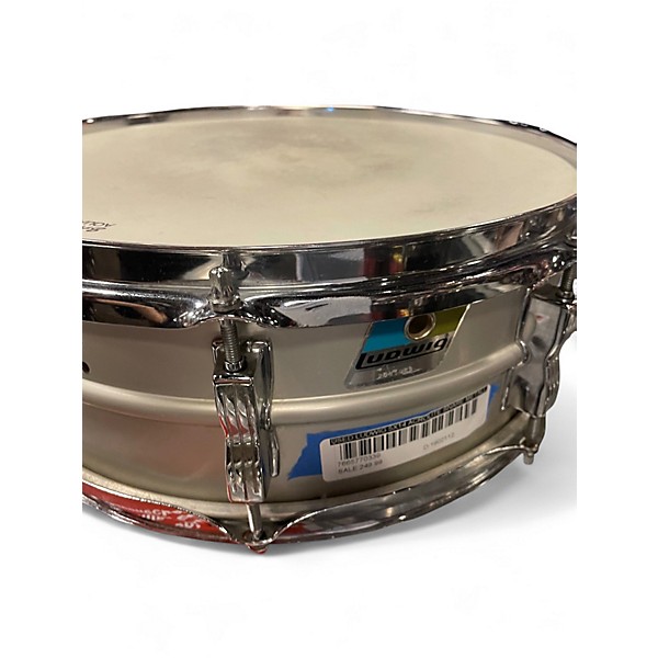 Used Ludwig 5X14 Acrolite Snare Metallic Silver Drum