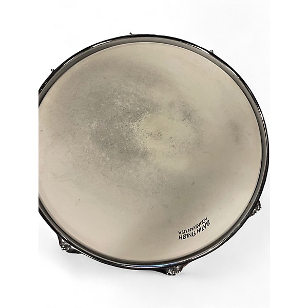 Used Ludwig 5X14 Acrolite Snare Metallic Silver Drum