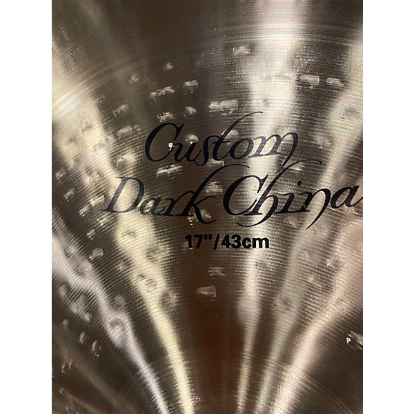Used Zildjian 17in K Custom Dark China Cymbal