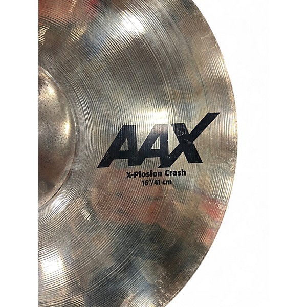 Used SABIAN 16in AAX X-PLOSION CRASH Cymbal