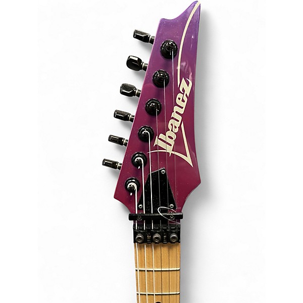 Used Ibanez RG550 Neon Purple Solid Body Electric Guitar