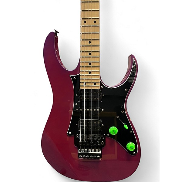 Used Ibanez RG550 Neon Purple Solid Body Electric Guitar