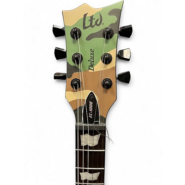 Used ESP LTD EC1000 Camo Solid Body Electric Guitar