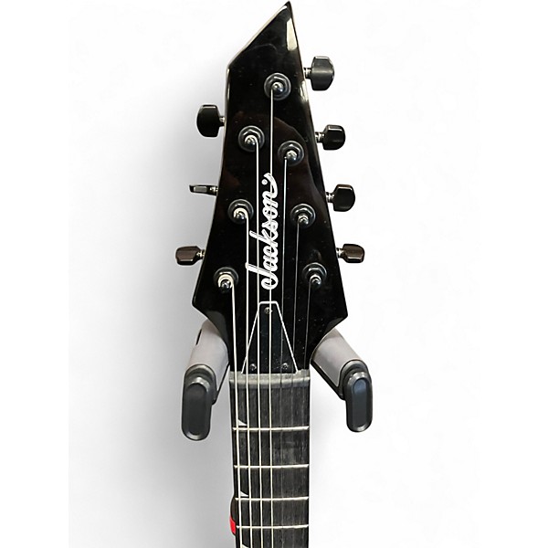 Used Jackson JS22-7 Dinky 7 String Black Solid Body Electric Guitar