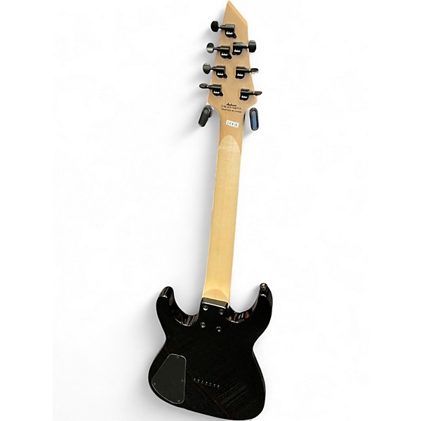 Used Jackson JS22-7 Dinky 7 String Black Solid Body Electric Guitar