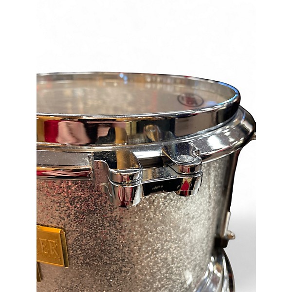 Used Arbiter 4 Piece ADVANCED TUNING Silver Sparkle Drum Kit