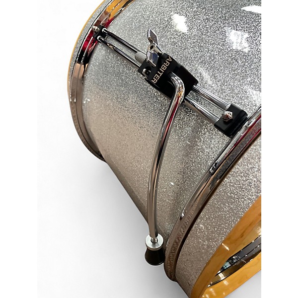 Used Arbiter 4 Piece ADVANCED TUNING Silver Sparkle Drum Kit