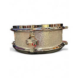 Used Arbiter 5.5X14 SNARE Silver Sparkle Drum