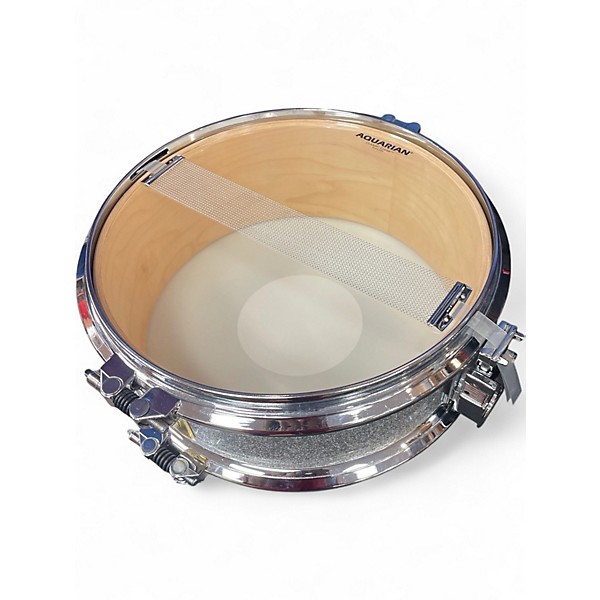 Used Arbiter 5.5X14 SNARE Silver Sparkle Drum