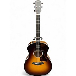 Used Taylor 214E Deluxe Sunburst Acoustic Electric Guitar
