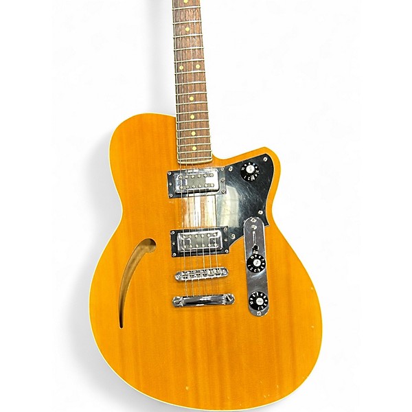 Used 2012 Reverend CLUB KING RT Natural Hollow Body Electric Guitar