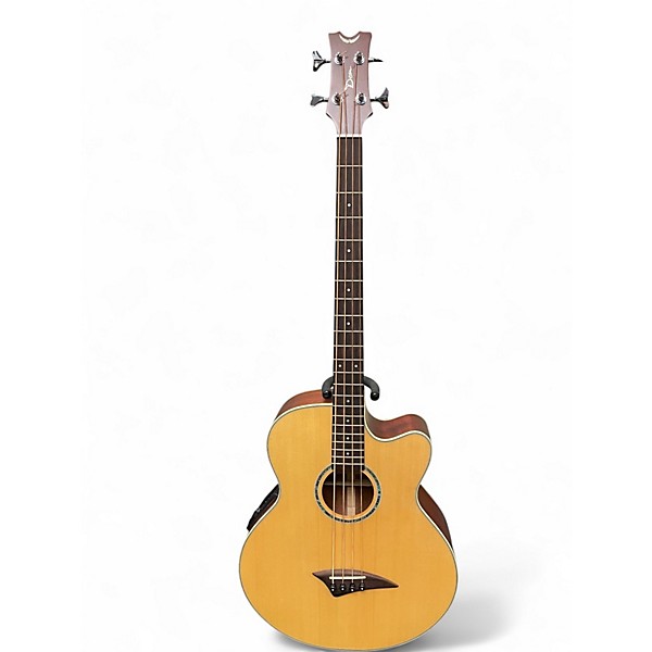 Used Dean PERFORMANCE CE NS BASS Natural Acoustic Bass Guitar