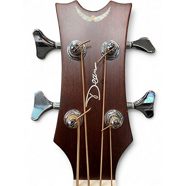 Used Dean PERFORMANCE CE NS BASS Natural Acoustic Bass Guitar