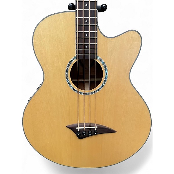 Used Dean PERFORMANCE CE NS BASS Natural Acoustic Bass Guitar