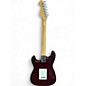 Used 1993 Fender Standard Stratocaster Plus Wine Red Solid Body Electric Guitar