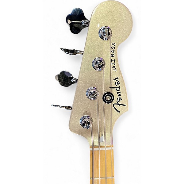 Used Fender 75th Anniversary Commemorative American Jazz Bass DIAMOND Electric Bass Guitar