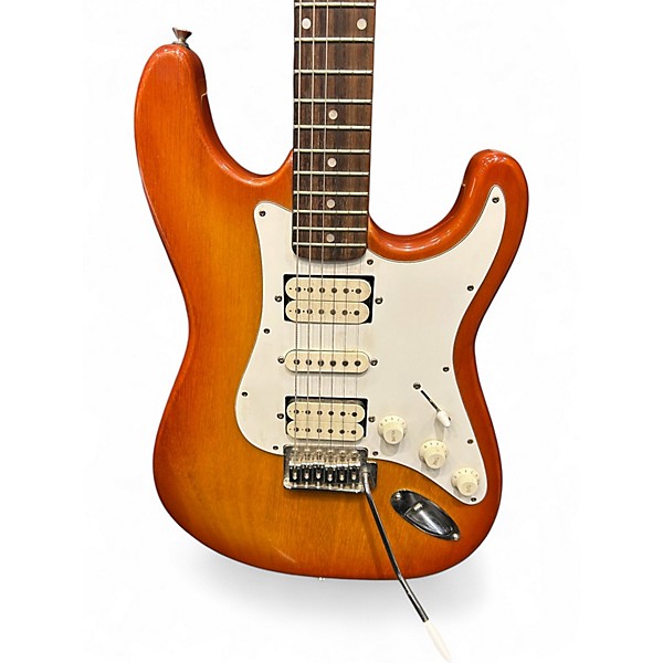 Used Greg Bennett Design by Samick S-type HSH Honey Burst Solid Body Electric Guitar