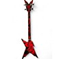 Used Dean Dime RazorBack Red and Black Electric Bass Guitar
