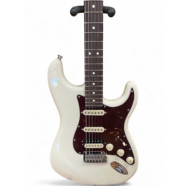 Used 2024 Fender American Professional II Stratocaster HSS Olympic White Solid Body Electric Guitar