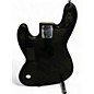 Used Squier Deluxe Jazz Bass Active V 5 String Black Electric Bass Guitar