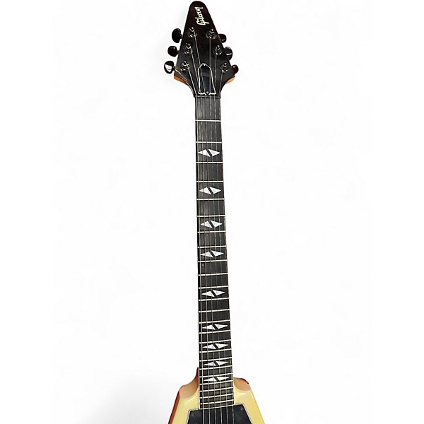 Vintage 1989 Gibson V90 Vintage White Solid Body Electric Guitar