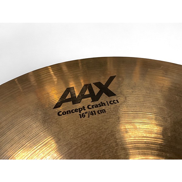 Used SABIAN 16in AAX Concept Crash Cymbal