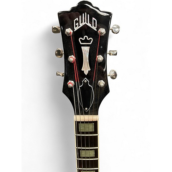 Used Guild Starfire V White Hollow Body Electric Guitar