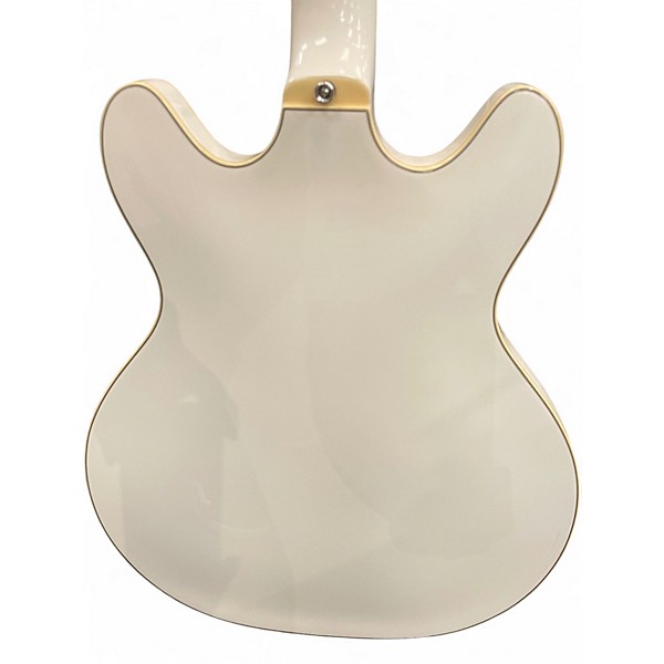 Used Guild Starfire V White Hollow Body Electric Guitar