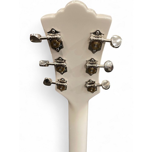 Used Guild Starfire V White Hollow Body Electric Guitar