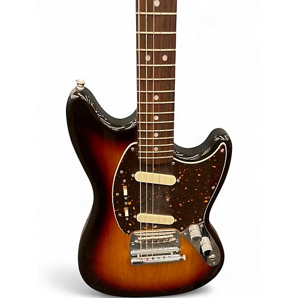 Used Fender MIJ TRADITIONAL 60'S MUSTANG 2 Tone Sunburst Solid Body Electric Guitar