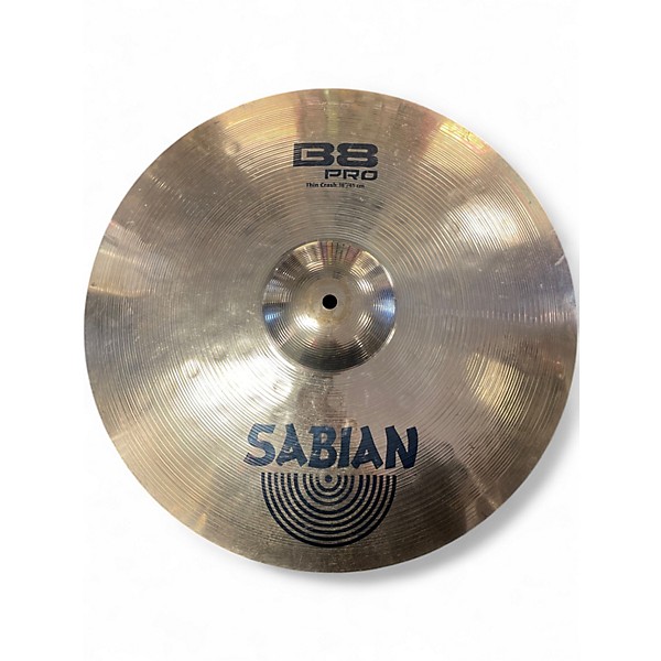 Used SABIAN 18in B8 PRO THIN CRASH Cymbal