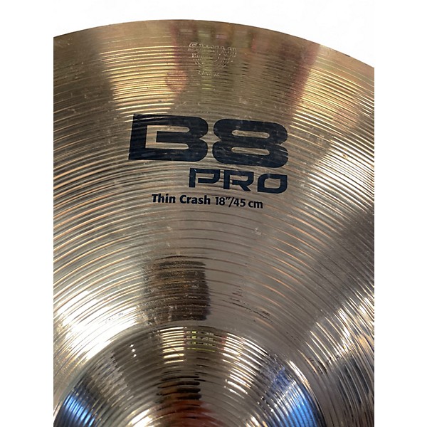 Used SABIAN 18in B8 PRO THIN CRASH Cymbal